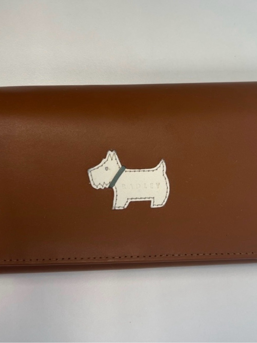 Radley London Brown Leather Dog Applique Wallet
